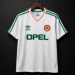 Ireland 1990 Away Retro Football Shirt – White OPEL Classic Kit