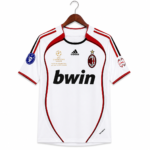 AC Milan 2006-07 Away Retro Football Shirt – White UCL Final Classic Kit