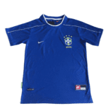 BRAZIL WORLD CUP 98 RETRO AWAY FOOTBALL SHIRT