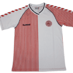 DENMARK 1986 AWAY RETRO FOOTBALL SHIRT