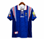 France 1996 Home Retro Football Shirt – Classic Blue 90s Kit