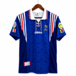 France 1996 Home Retro Football Shirt – Classic Blue 90s Kit