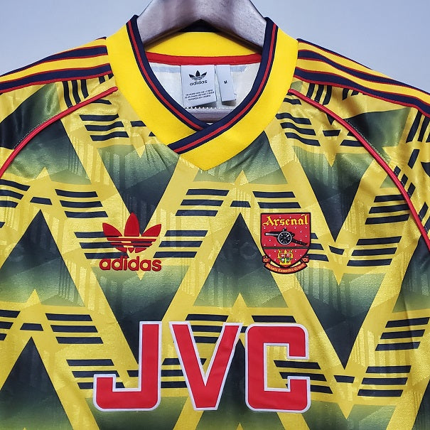 Arsenal Adidas JVC 1991 1992 1993 BRUISED BANANA Jersey Shirt XL