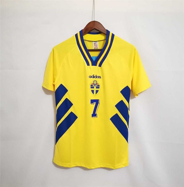 Sweden 1994 World Cup Home Football Shirt - My Retro Jersey
