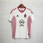 AC MILAN 2003 UCL FINAL AWAY RETRO FOOTBALL SHIRT