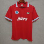 NAPOLI 1988-1989 RED AWAY RETRO FOOTBALL SHIRT