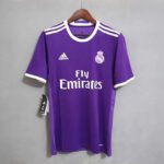REAL MADRID 2017 CHAMPIONS LEAGUE PURPLE AWAY RETRO FOOTBALL SHIRT