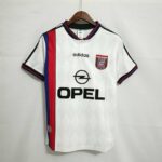 BAYERN MUNICH 1995-1997 WHITE AWAY RETRO FOOTBALL SHIRT