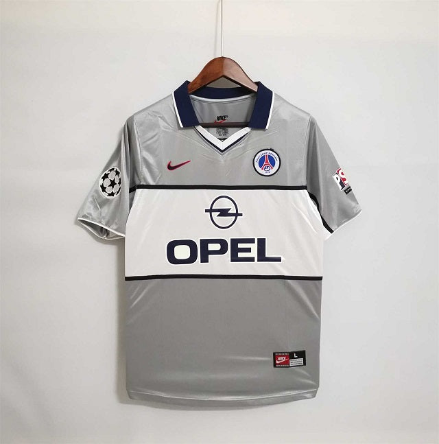 PARIS SAINT-GERMAIN SLIVER 1999 -2000 AWAY SHIRT - My Retro Jersey