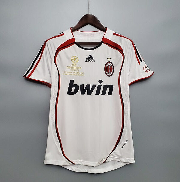 AC MILAN 2006 - 2007 UCL FINAL AWAY RETRO FOOTBALL SHIRT