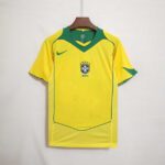 BRAZIL WORLD CUP 2004 RETRO  HOME FOOTBALL SHIRT