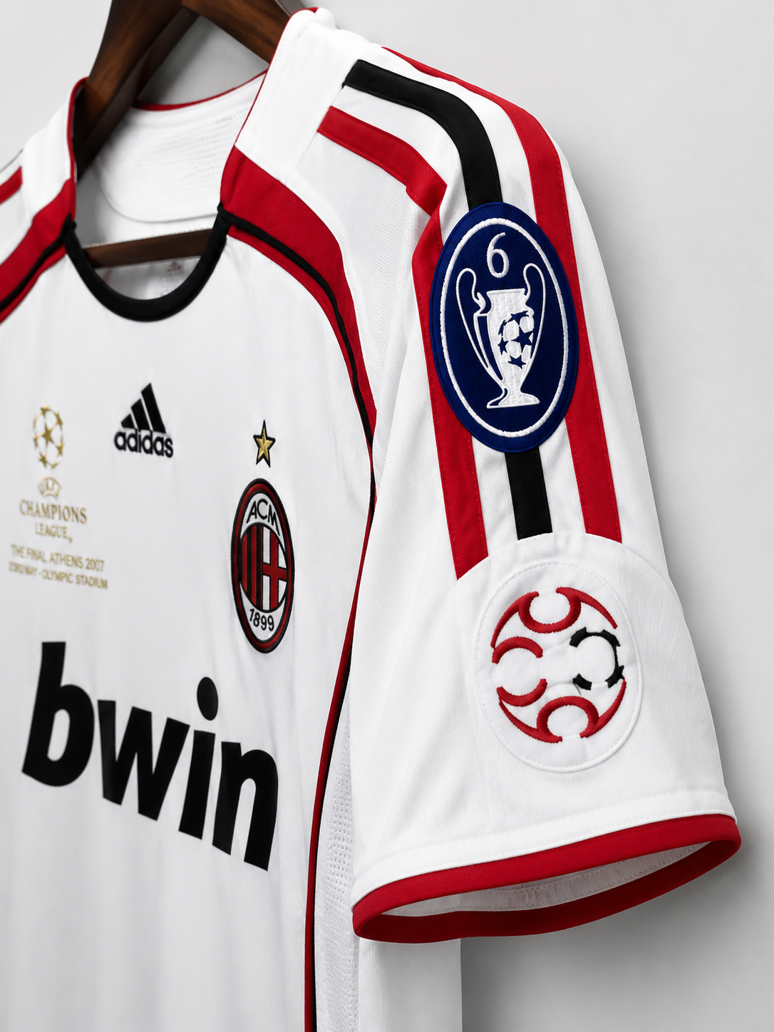 AC Milan 2006-07 Away Retro Football Shirt – White UCL Final