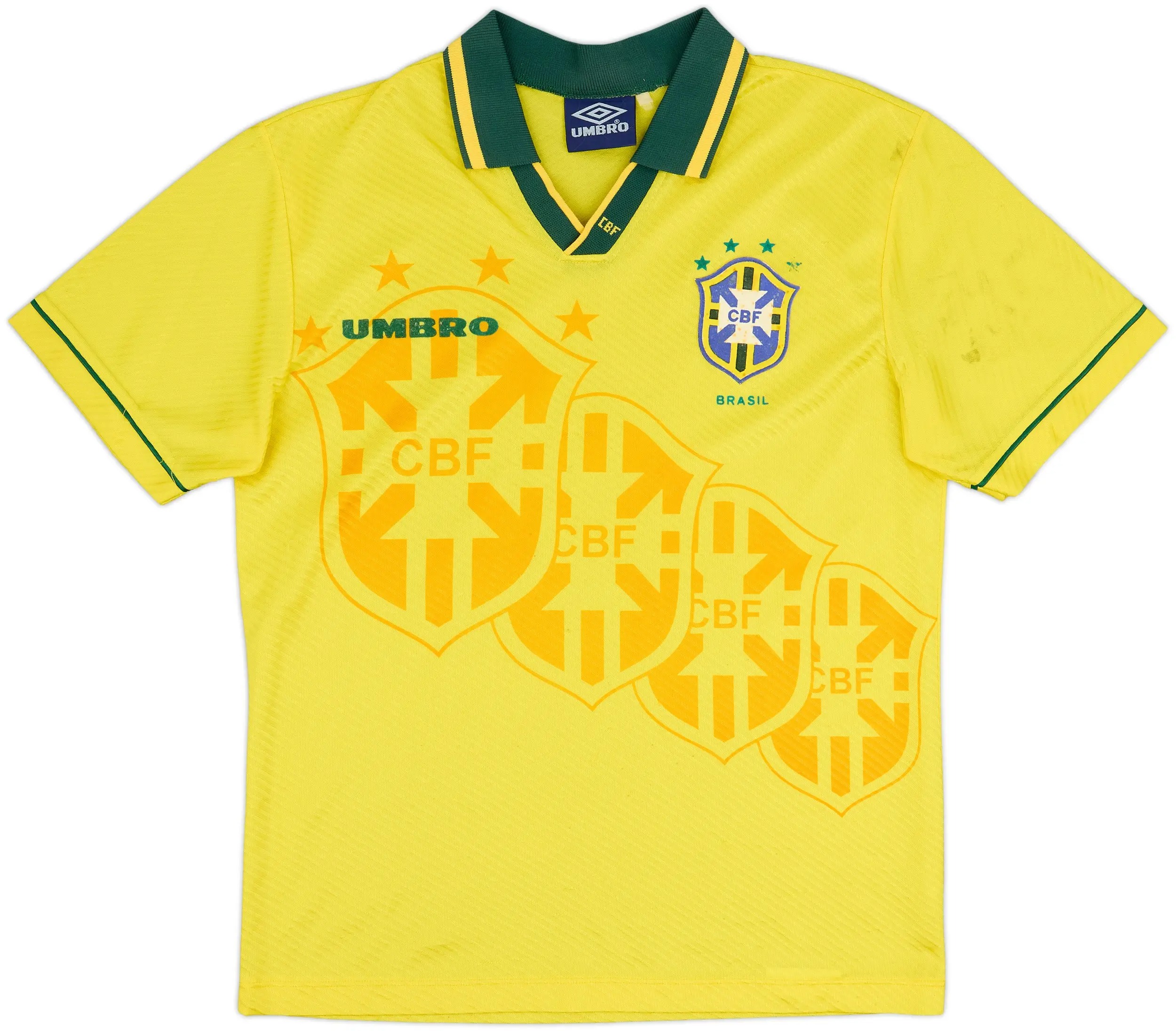 Brazil 1994 Home Retro Football Shirt – Iconic World Cup Classic