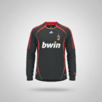 AC MILAN 2006 - 2007 Away Third Black Long Sleeve Retro Football Shirt