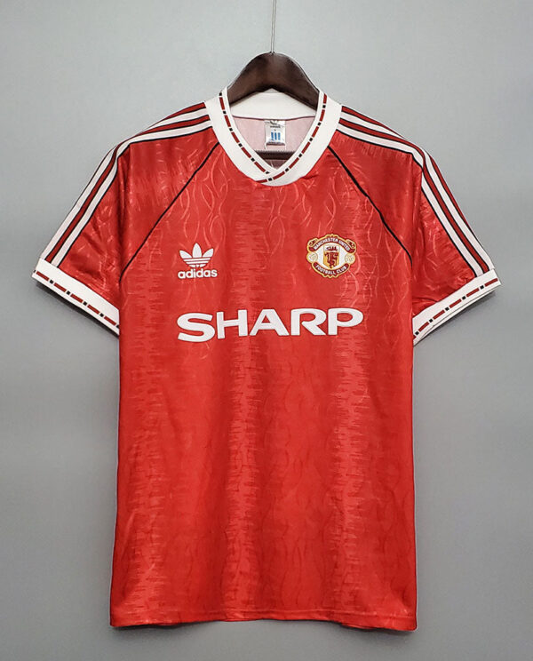 MANCHESTER UNITED 1990-1992 HOME RETRO FOOTBALL SHIRT