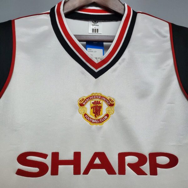 Maillot Extérieur Vintage Manchester United 1986, Adidas, Taille XL