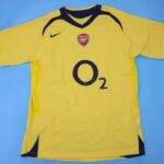 Arsenal 2005/2006 Retro Yellow Away Shirt