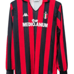 AC MILAN 88/89 HOME LONG SLEEVE RETRO FOOTBALL SHIRT