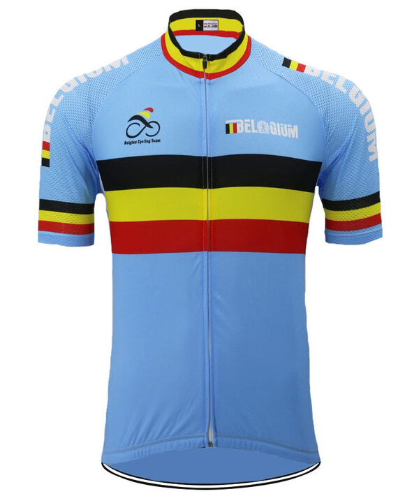 Belgium Cycling Team Retro Cycling Jersey
