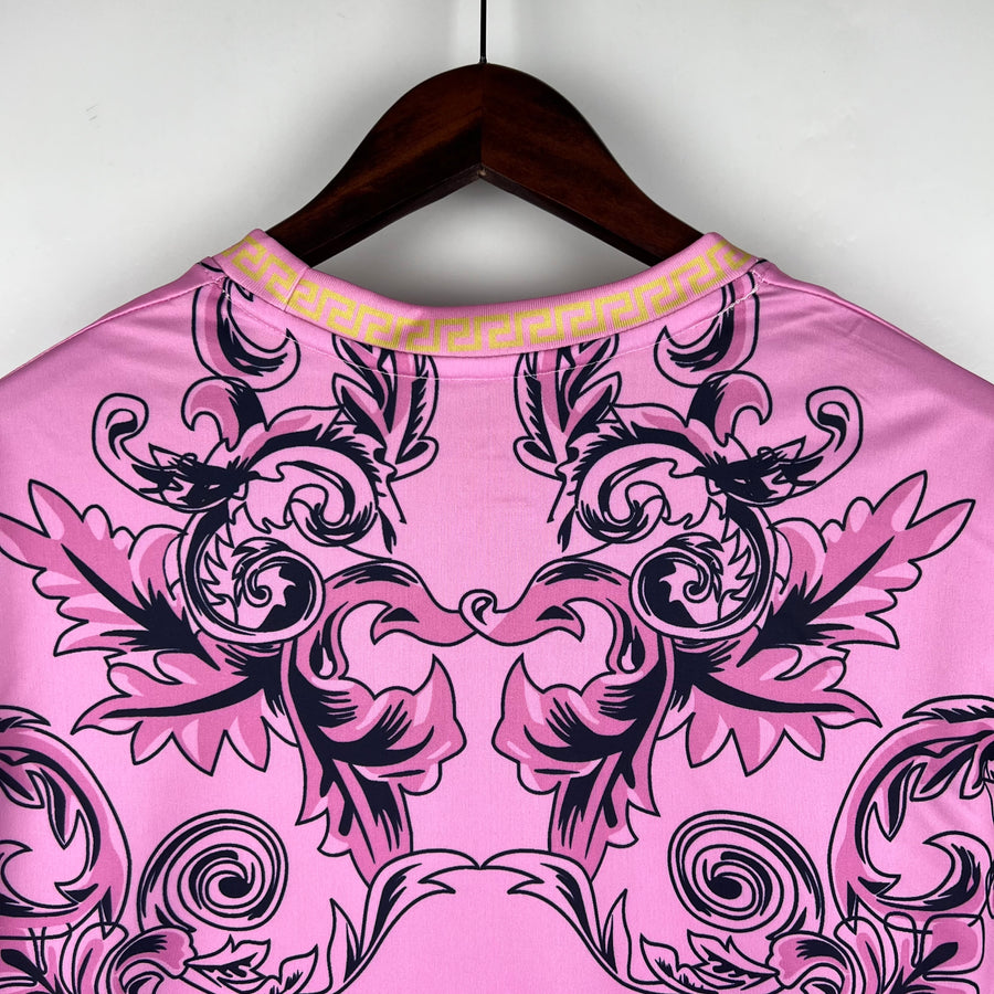 ITALY 2023 CONCEPT VERSACE PINK HOME SHIRT