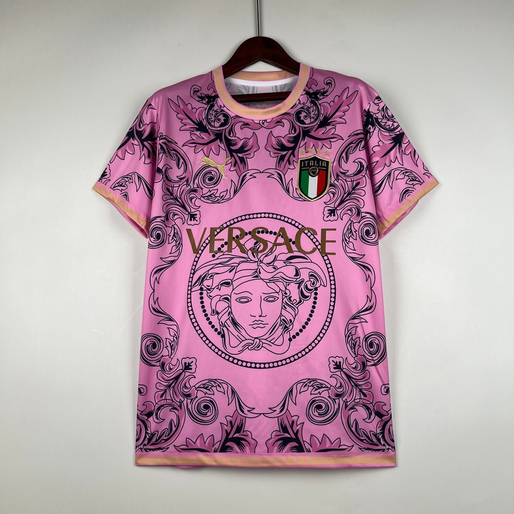 ITALY 2023 'CONCEPT' VERSACE (PINK) HOME SHIRT - My Retro Jersey