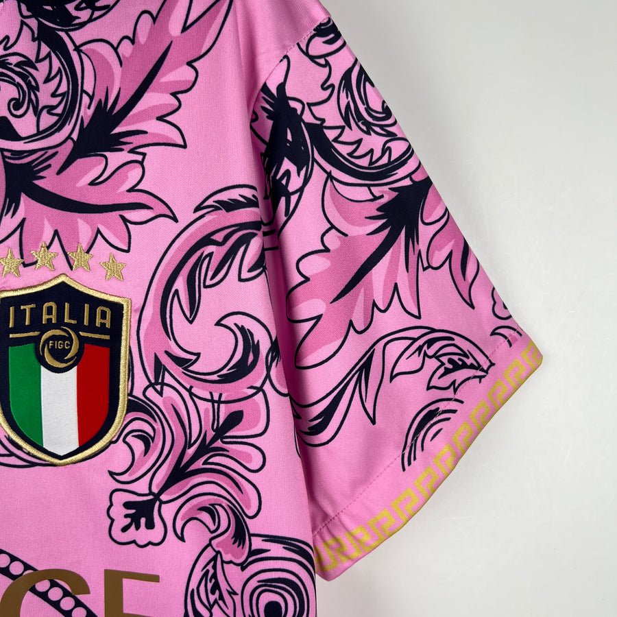 ITALY 2023 'CONCEPT' VERSACE (PINK) HOME SHIRT - My Retro Jersey