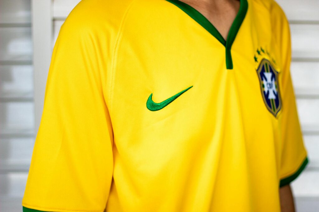 yellow football shirt