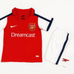 Kids Arsenal 2000/02 Home Soccer Jersey And Shorts