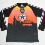 Newcastle United 1996/97 Goalkeeper Black Long Retro Soccer Jersey
