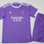 Kids Real Madrid 2016/17 Away Soccer Jersey And Shorts