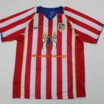 Kids Atletico Madrid 2004/05 Away Soccer Jersey And Shorts