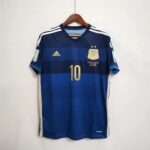Argentina 2014 World Cup Final Shirt | Blue & Gold Away