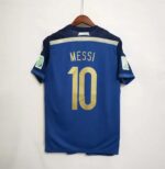 Argentina 2014 World Cup Final Shirt | Blue & Gold Away - Image 6
