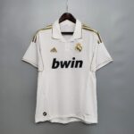 Real Madrid 2011/12 Home Shirt | White & Gold Bwin